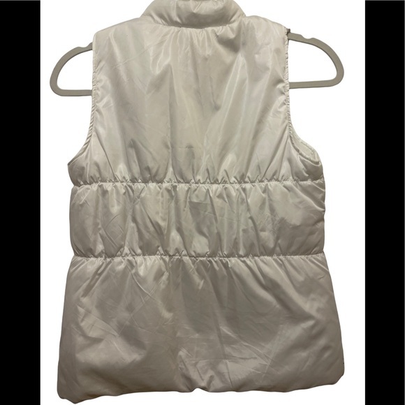 Faded Glory White With Silver Sequins Puffer Jacket NWOT - Picture 4 of 4